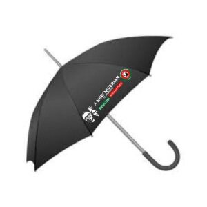 OBIDATTI Branded Small Umbrella Black