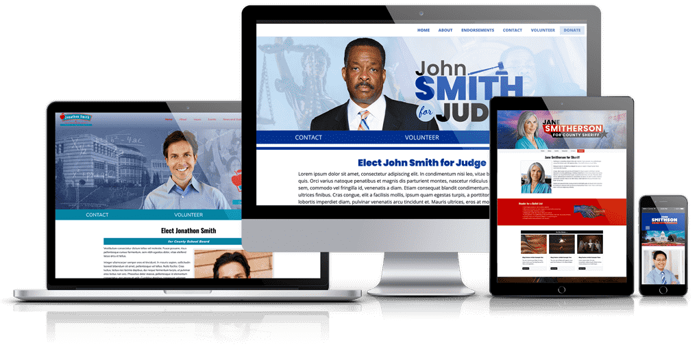 Political Campaign Website Design & Apps Development